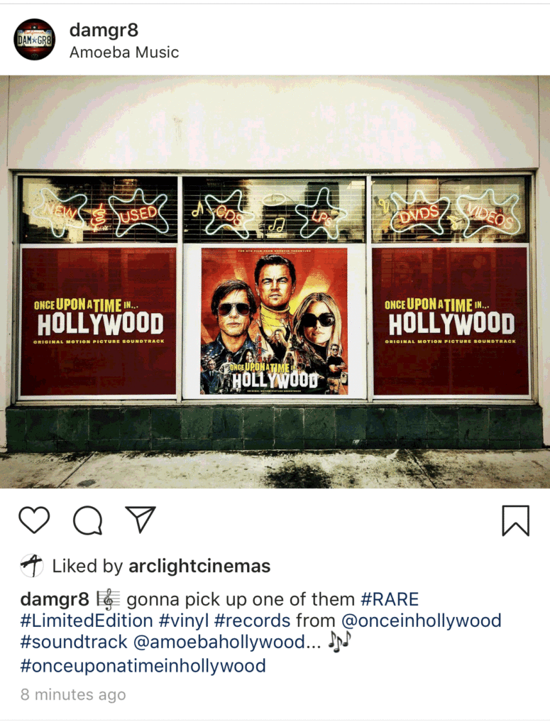 Amoeba Records - ArcLight Cinemas - damgr8 - Instagram